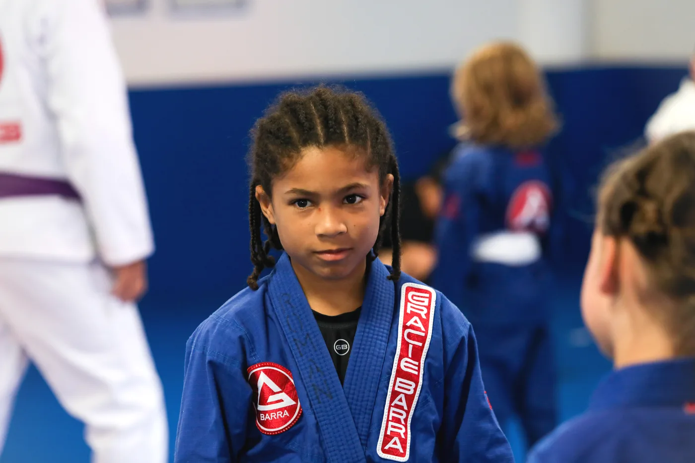 A kids class at Gracie Barra Bakersfield