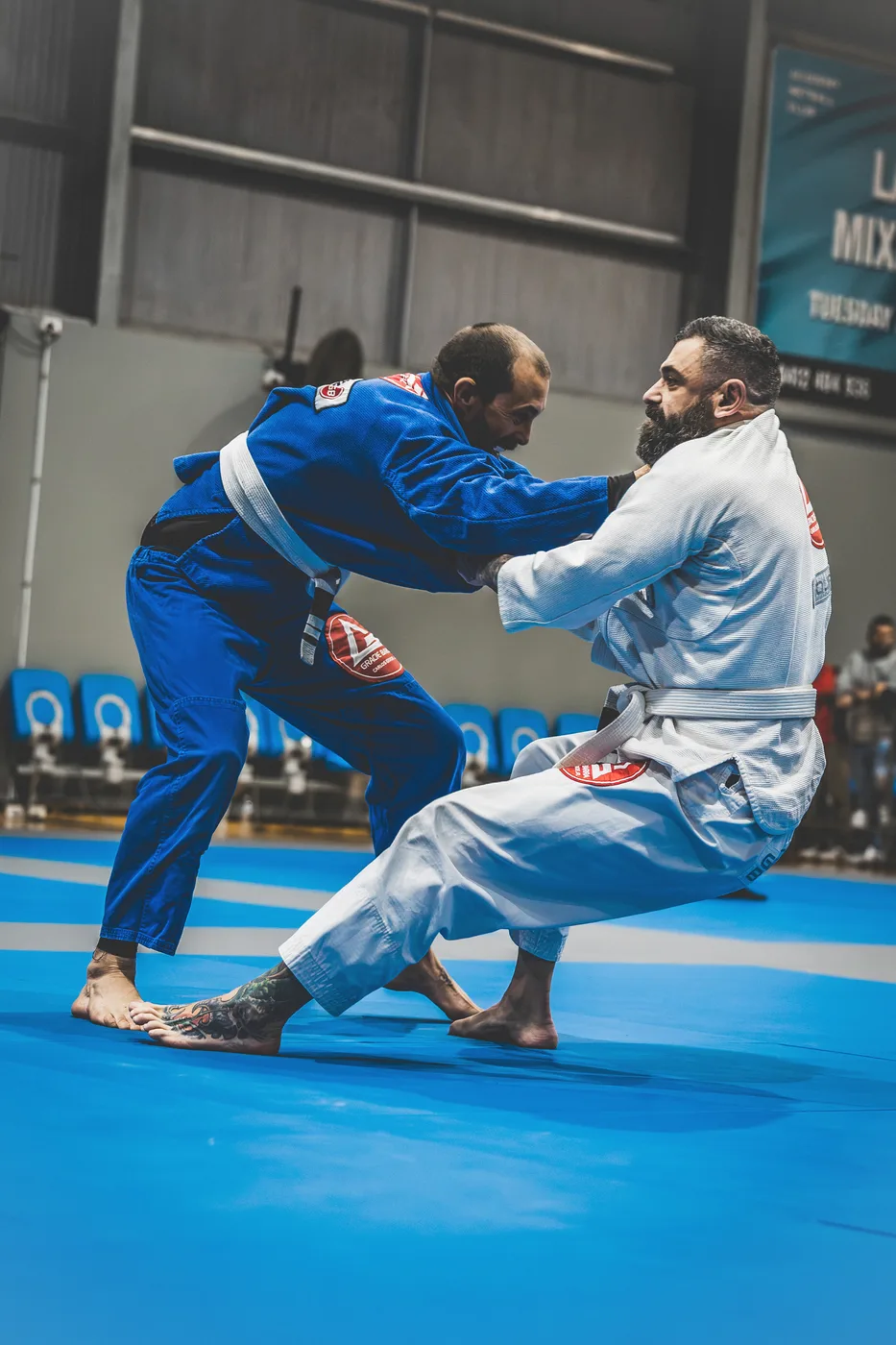 Training at Gracie Barra Bakersfield